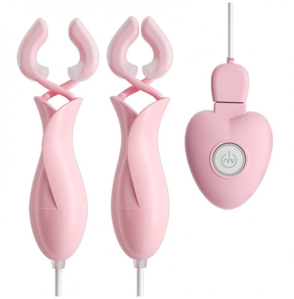 MizzZee - Remote Control Breast Clip (Chargeable - Pink) MizzZee - Remote Control Breast Clip (Chargeable - Pink)